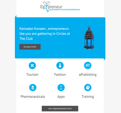 Startup Business Circles Kick-started at Egypreneur Club